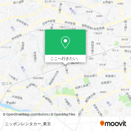 ニッポンレンタカー地図