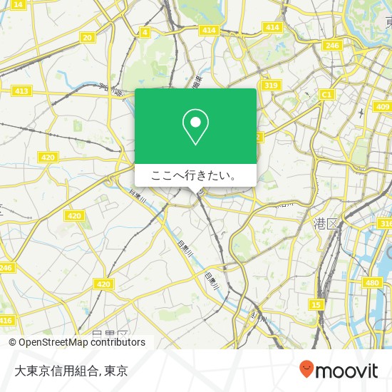 大東京信用組合地図