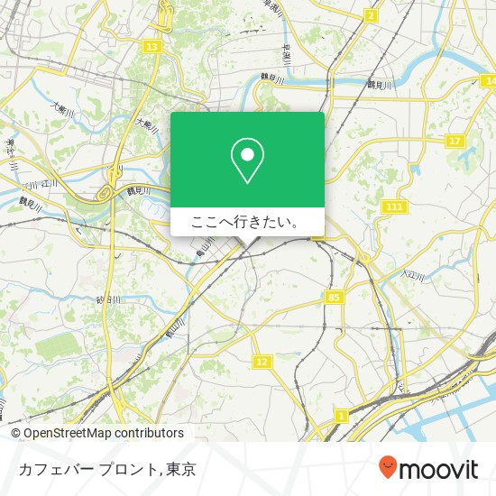 カフェバー プロント地図