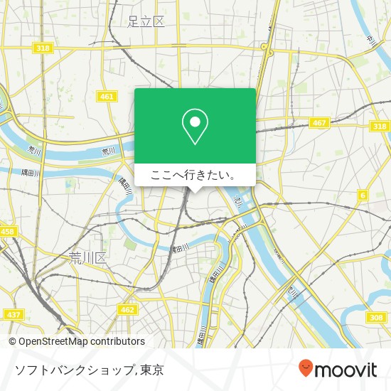 ソフトバンクショップ地図