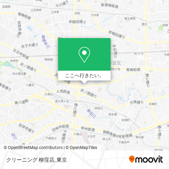 クリーニング 柳窪店地図