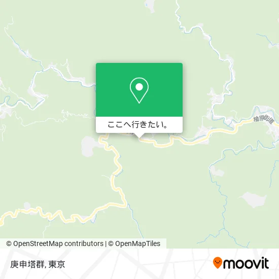 庚申塔群地図