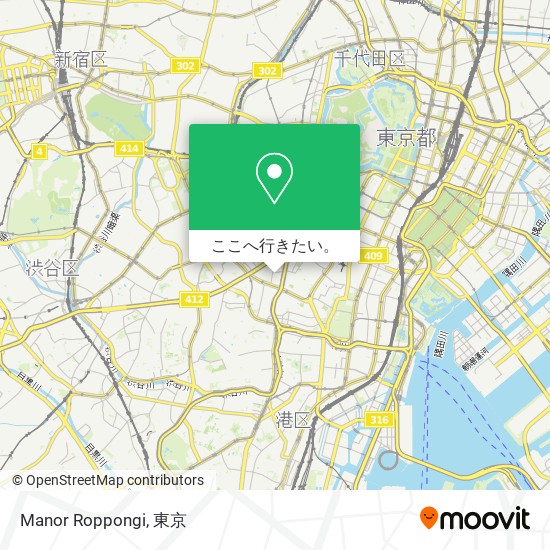 Manor Roppongi地図