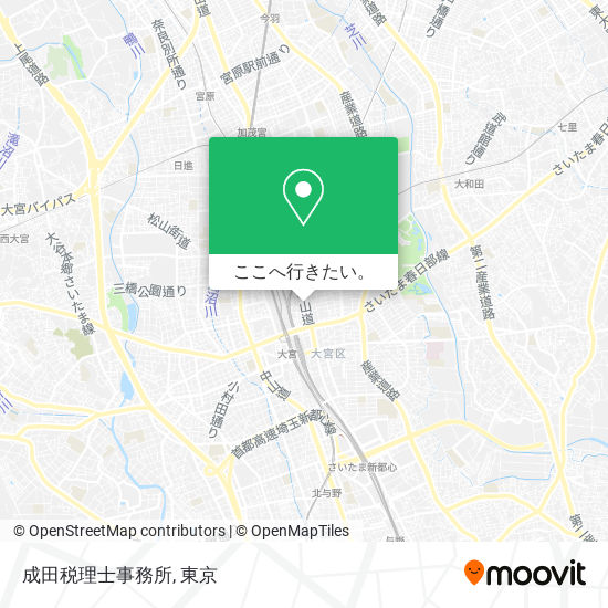 成田税理士事務所地図