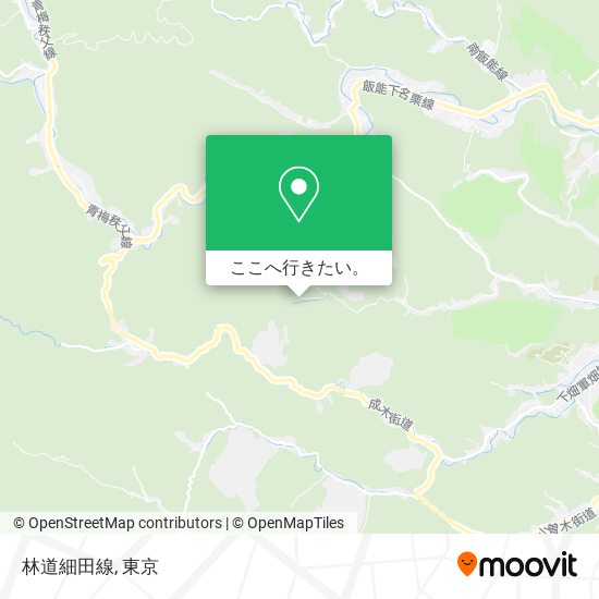 林道細田線地図