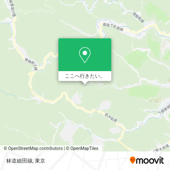 林道細田線地図