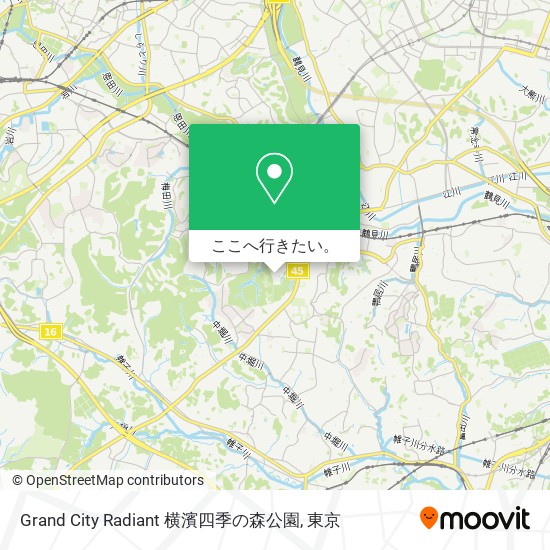 Grand City Radiant 横濱四季の森公園地図