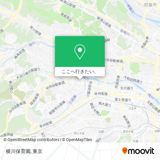 横川保育園地図