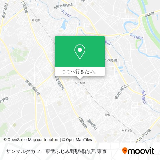 サンマルクカフェ東武ふじみ野駅構内店地図