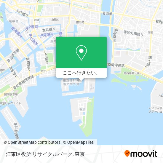 江東区役所 リサイクルパーク地図