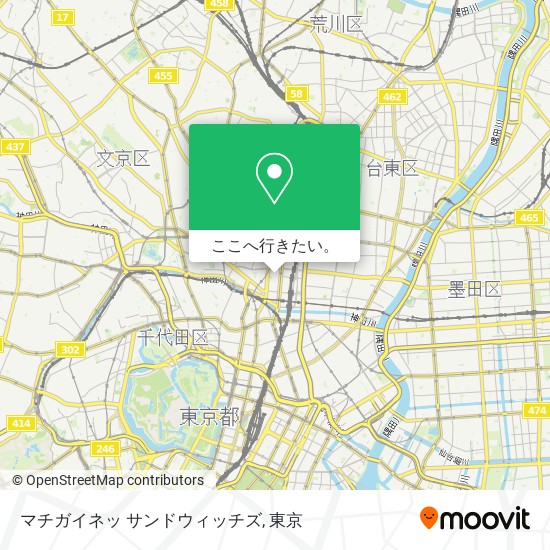 マチガイネッ サンドウィッチズ地図