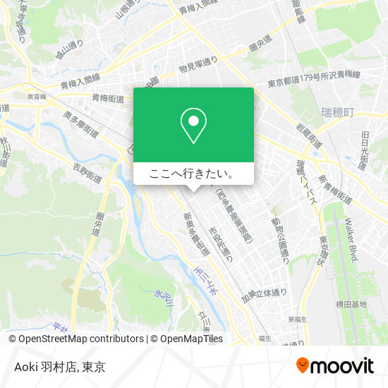 Aoki 羽村店地図