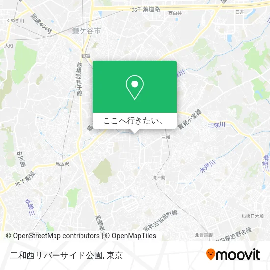 二和西リバーサイド公園地図