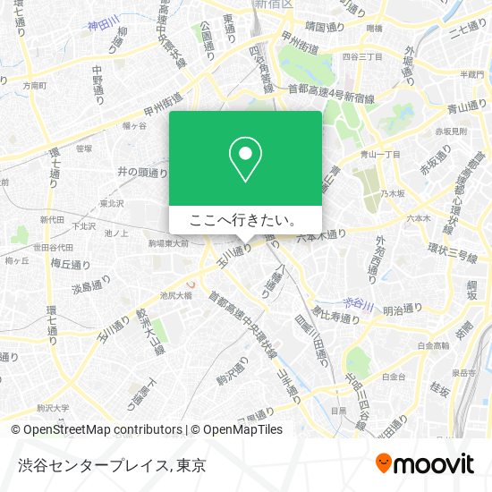 渋谷センタープレイス地図