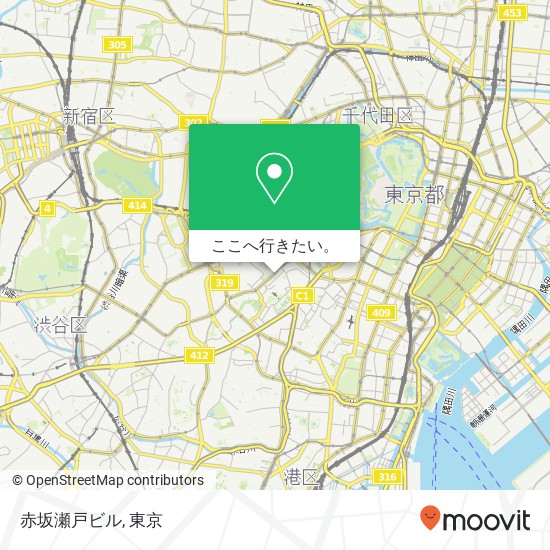 赤坂瀬戸ビル地図