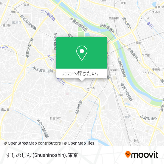 すしのしん (Shushinoshin)地図