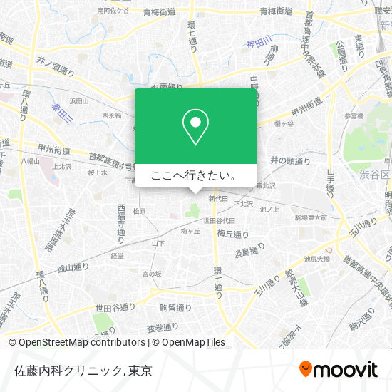 佐藤内科クリニック地図