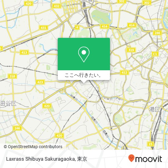 Laxrass Shibuya Sakuragaoka地図