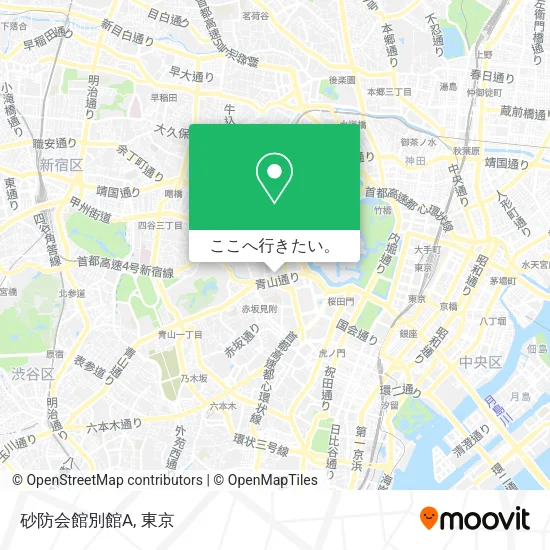 砂防会館別館A地図