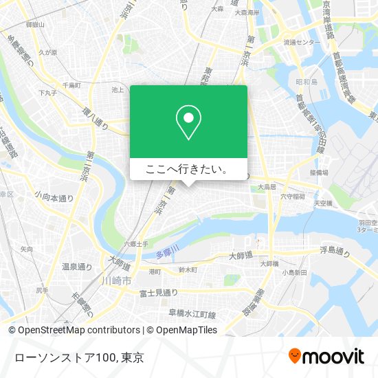 ローソンストア100地図