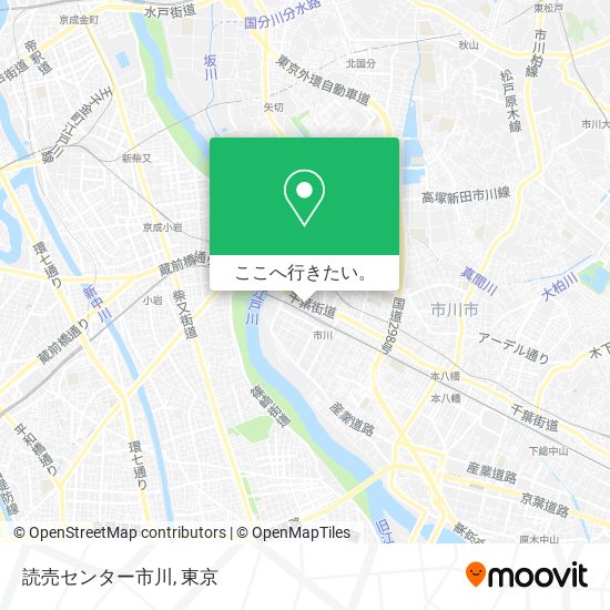 読売センター市川地図