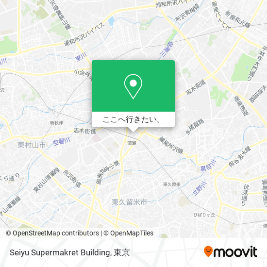 Seiyu Supermakret Building地図