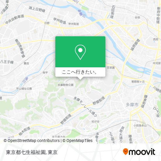 東京都七生福祉園地図