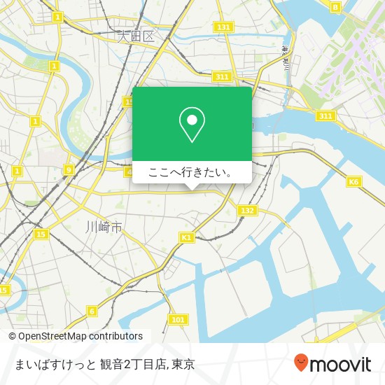 まいばすけっと 観音2丁目店地図