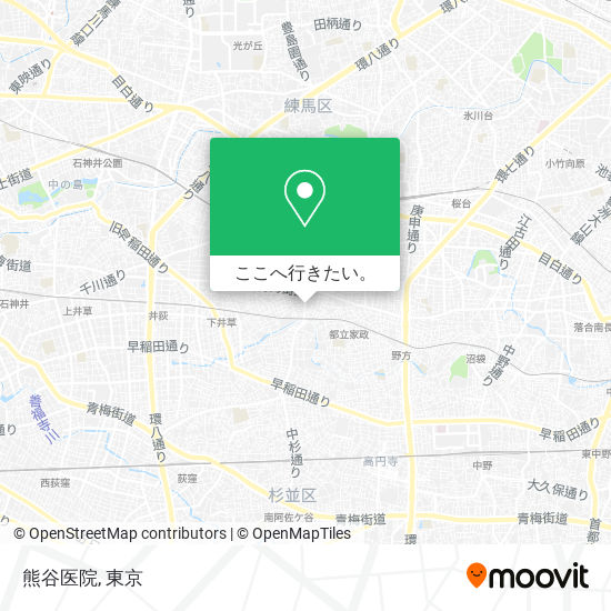 熊谷医院地図