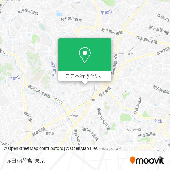 赤田稲荷宮地図