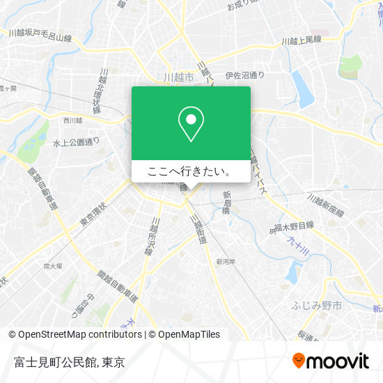 富士見町公民館地図