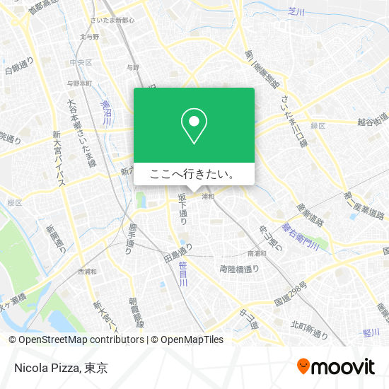 Nicola Pizza地図