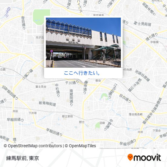 練馬駅前地図