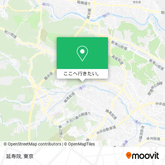 延寿院地図