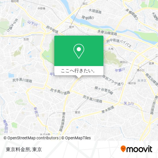 東京料金所地図