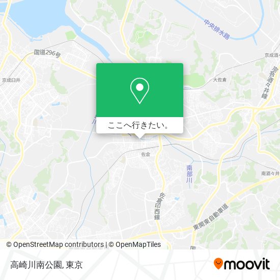 高崎川南公園地図