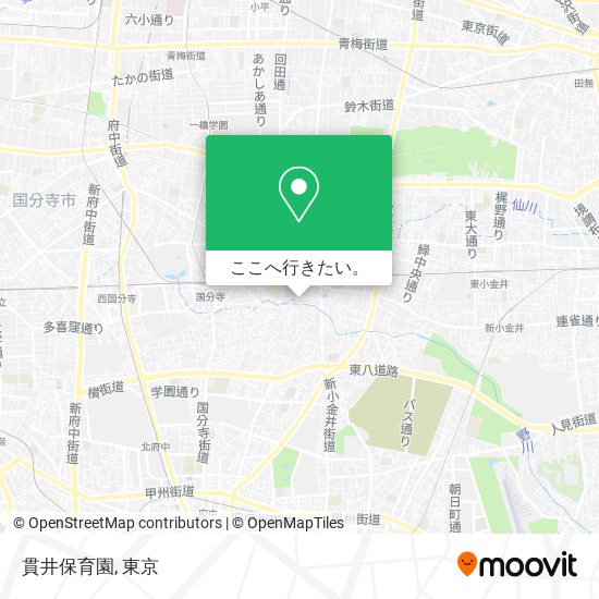 貫井保育園地図