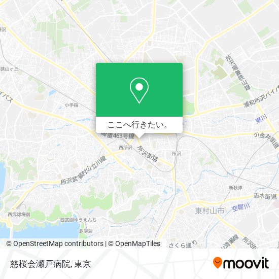 慈桜会瀬戸病院地図