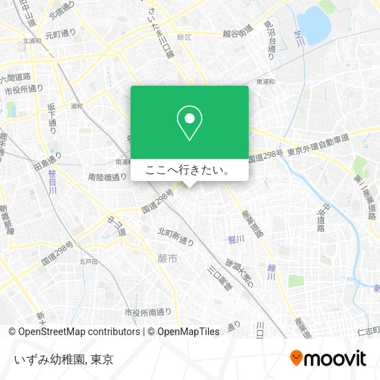 いずみ幼稚園地図