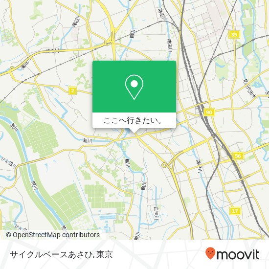 サイクルベースあさひ地図