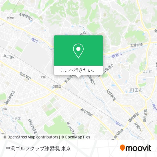 中渕ゴルフクラブ練習場地図