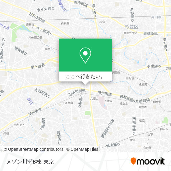 メゾン川瀬B棟地図