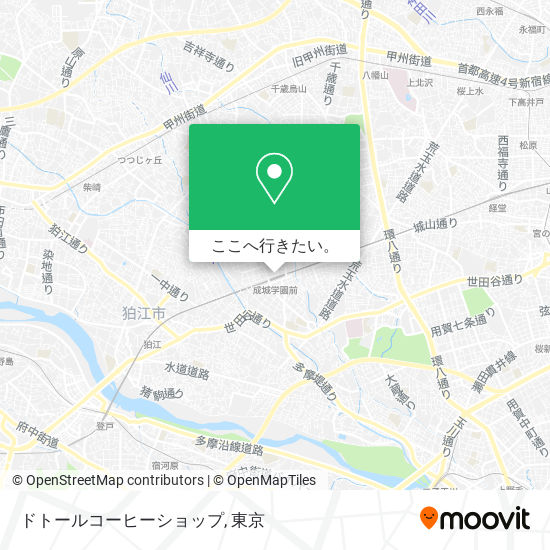 ドトールコーヒーショップ地図