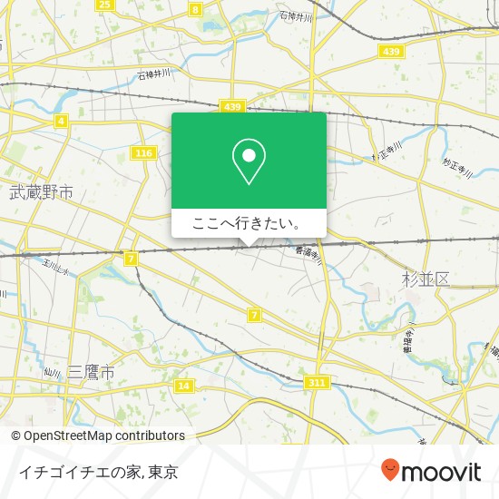 イチゴイチエの家地図