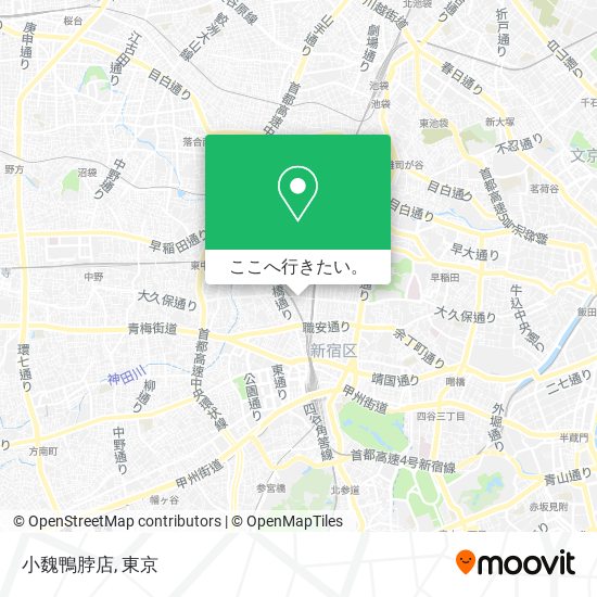 小魏鴨脖店地図