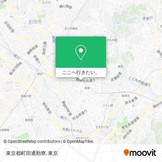 東京都町田通勤寮地図