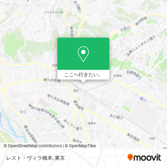 レスト・ヴィラ橋本地図