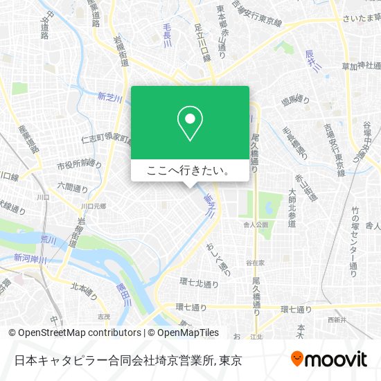 日本キャタピラー合同会社埼京営業所地図