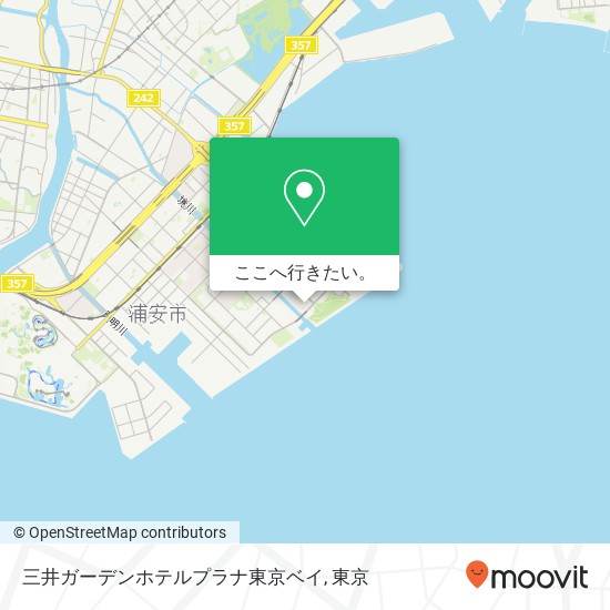 三井ガーデンホテルプラナ東京ベイ地図