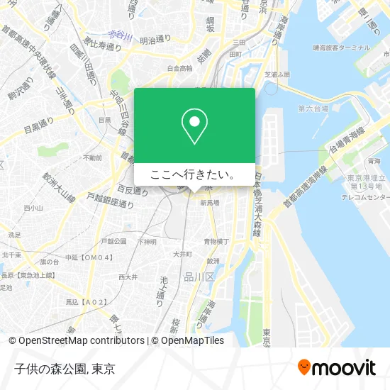 子供の森公園地図